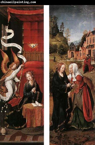 unknow artist Annunciation and Visitation