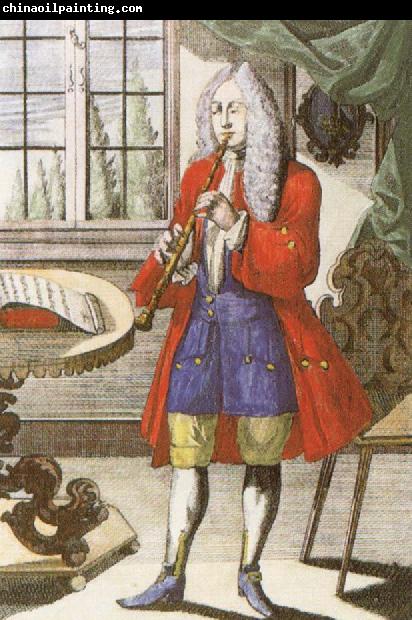 john banister an early 18th century oboe as depicted by johann weigel.