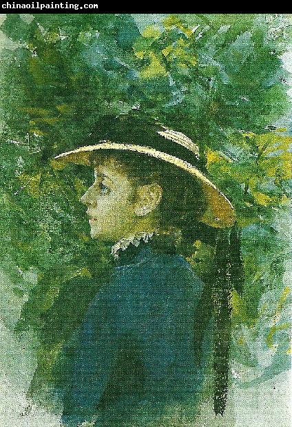 Anders Zorn emma i schaferhatt