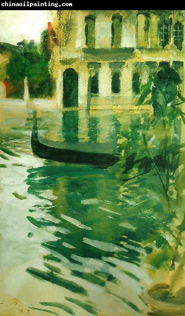 Anders Zorn gondol, venedig