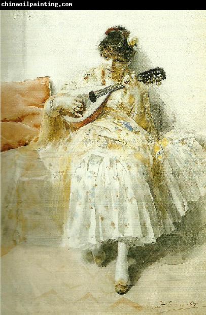 Anders Zorn mandolinspelerskan