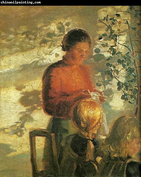 Anna Ancher to smapiger far undervisning i syning