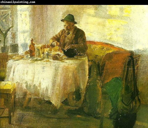 Anna Ancher frokost for jagten