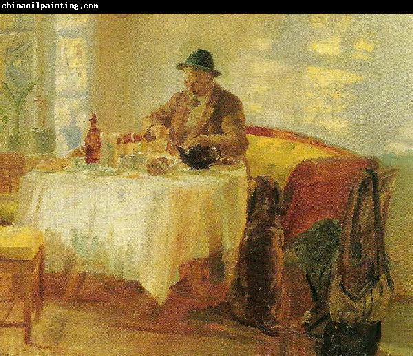 Anna Ancher frokost for jagten