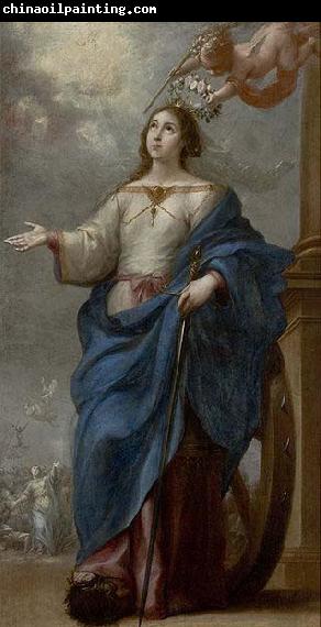 Bartolome Esteban Murillo Saint Catherine of Alexandria