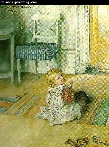 Carl Larsson pontus-pontus pa golvet