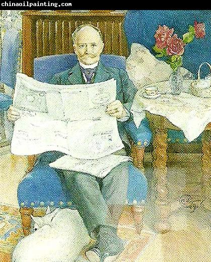 Carl Larsson portratt av hugo theorell