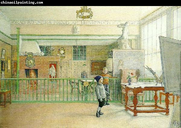 Carl Larsson min atelier i sundborn-i ateljen