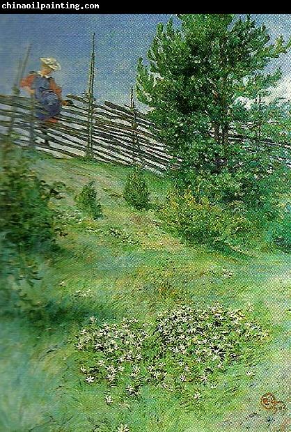 Carl Larsson flicka vid gardesgarden