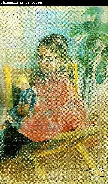 Carl Larsson greta och dora-nora eller de tva olyckliga modellera