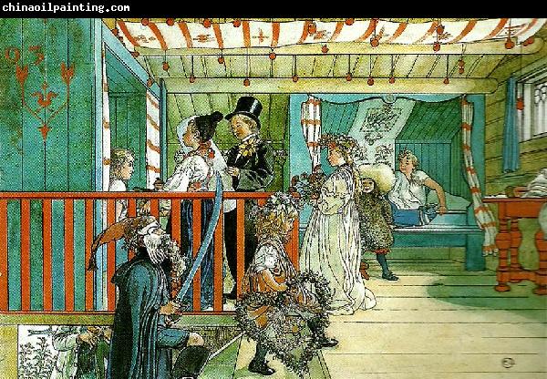 Carl Larsson namnsdag pa harbret