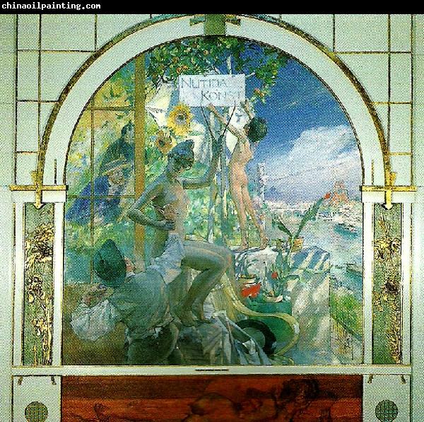 Carl Larsson furstenbergska triptykenr-enassans-