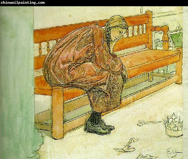 Carl Larsson skiss till teaterfunderingar