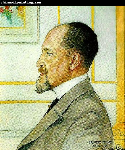 Carl Larsson portratt av ernest thiel