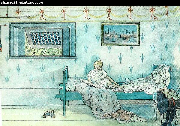 Carl Larsson kukuliku, klockan ar sju