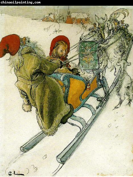 Carl Larsson kerstis sladfard