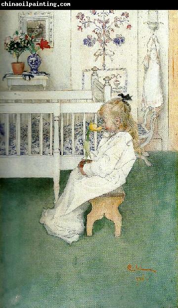 Carl Larsson i nattskjortan