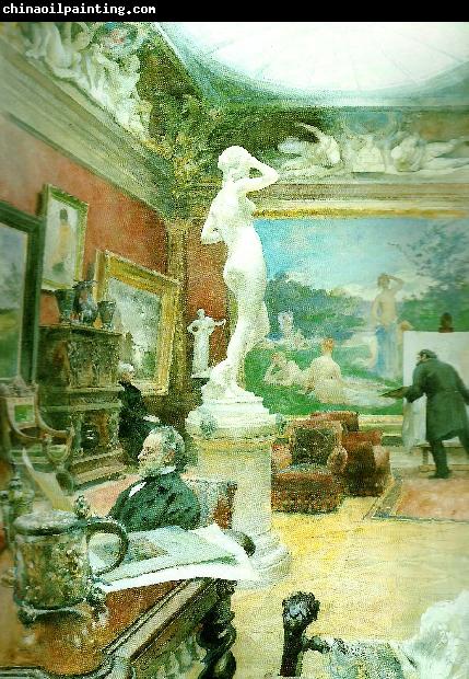 Carl Larsson interior fran furstenbergska galleriet