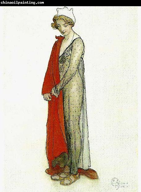 Carl Larsson rouge et noir