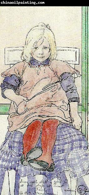 Carl Larsson en unge