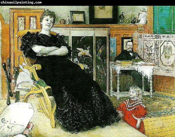 Carl Larsson anna norrie med familj