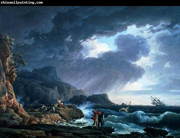 Claude-joseph Vernet Claude Joseph - A Seastorm