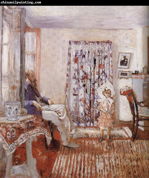 Edouard Vuillard The LuSaiEr sitting by the window