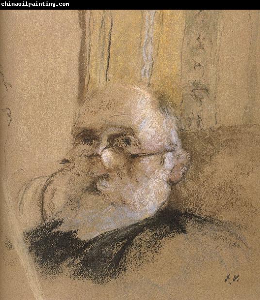 Edouard Vuillard Self-portrait of glasses