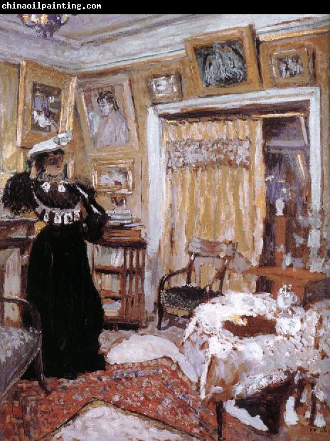 Edouard Vuillard Wear black clothes woman