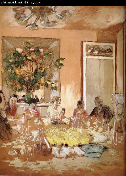 Edouard Vuillard Lunch