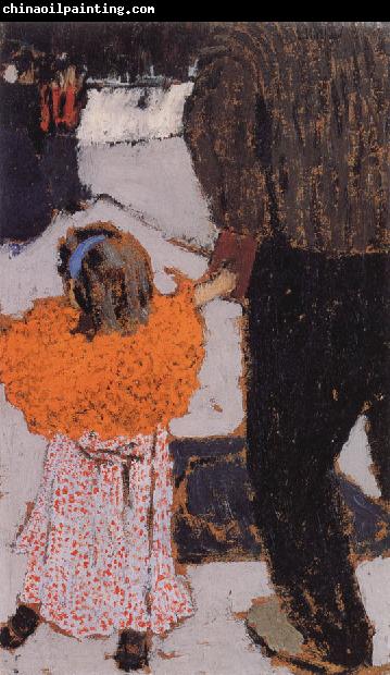 Edouard Vuillard Orange girl clothes