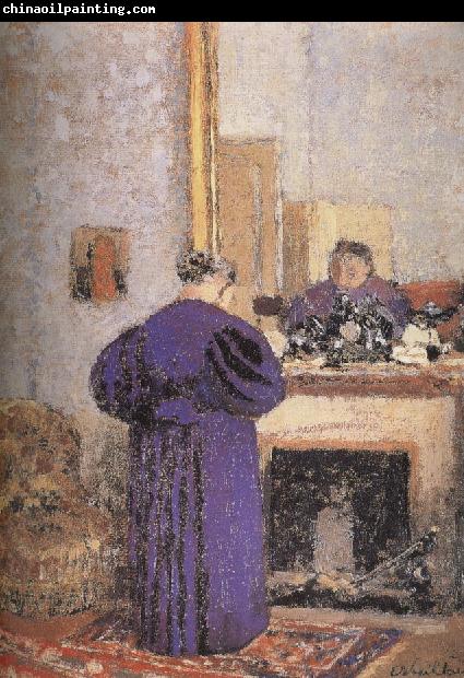 Edouard Vuillard In front of the fireplace vuillard mother