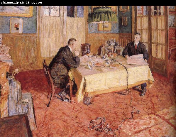 Edouard Vuillard In the office