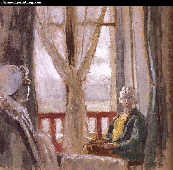 Edouard Vuillard Mrs. Black s window and lulu