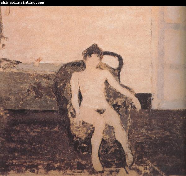 Edouard Vuillard In the armchair naked female