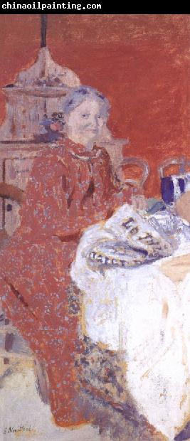 Edouard Vuillard The newspaper the breakfast table