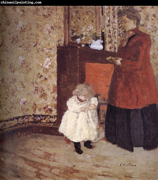 Edouard Vuillard Wife and children