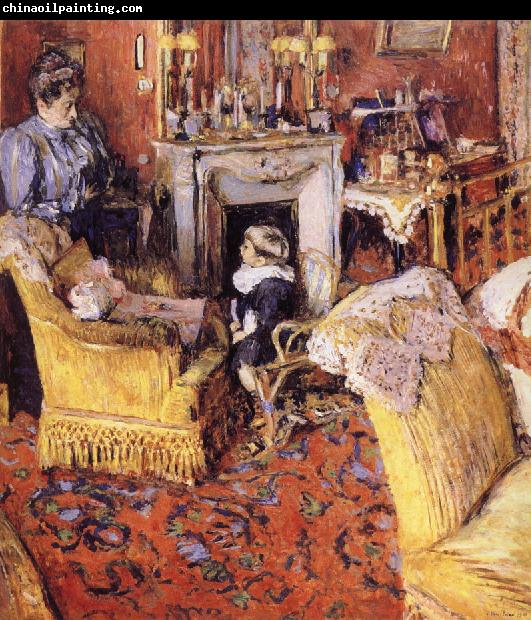 Edouard Vuillard Moruisifu and her son