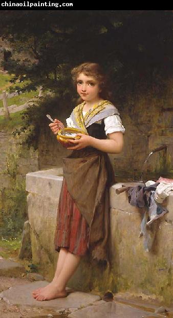 Emile Munier Le jeune paysanne