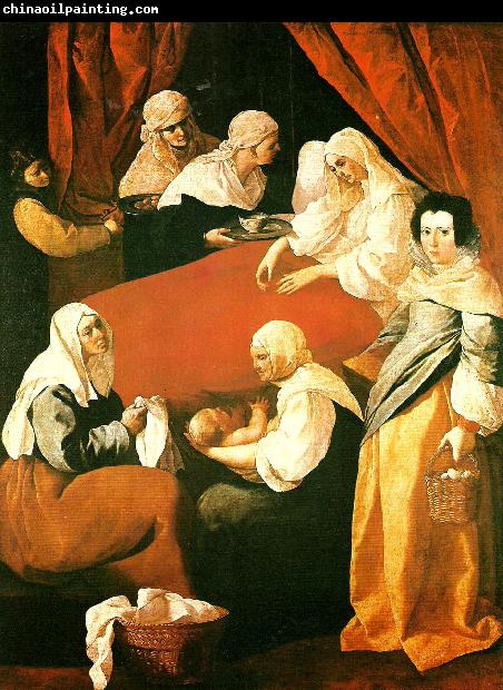 Francisco de Zurbaran birth of the virgin