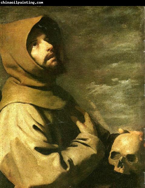 Francisco de Zurbaran st. francis meditating