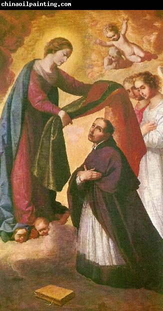 Francisco de Zurbaran st. ildefonso receiving the chasuble