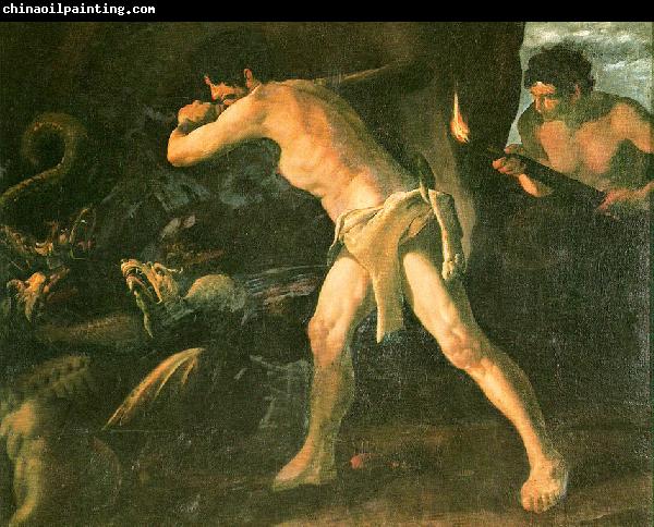 Francisco de Zurbaran hercules fighting the hydra of lerna