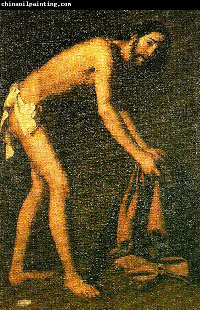 Francisco de Zurbaran christ recovers his tunic after being whipped