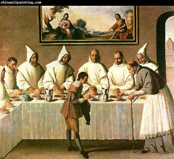 Francisco de Zurbaran st, hugo in the refectory