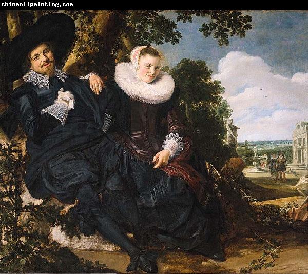 Frans Hals Marriage Portrait of Isaac Massa en Beatrix van der Laen