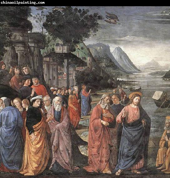 GHIRLANDAIO, Domenico Calling of the First Apostles