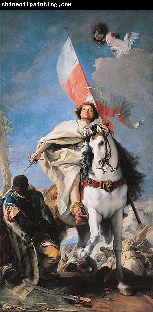 Giovanni Battista Tiepolo St Jacobus defeats the Moors.