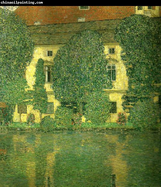 Gustav Klimt slottet kammer vid attersee