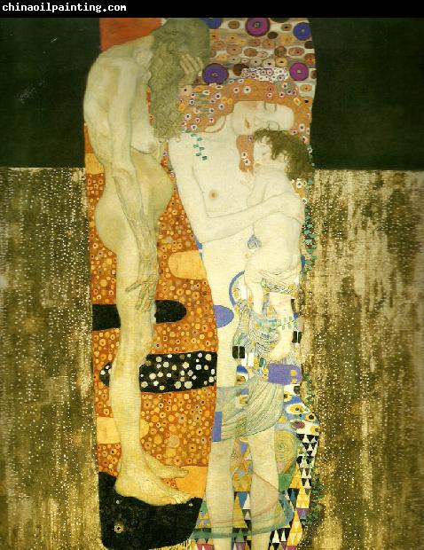 Gustav Klimt kvinnans tre aldrar,